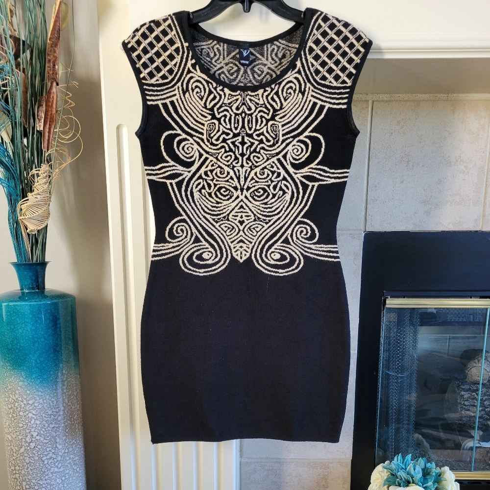 Windsor Black/Gold Dress
